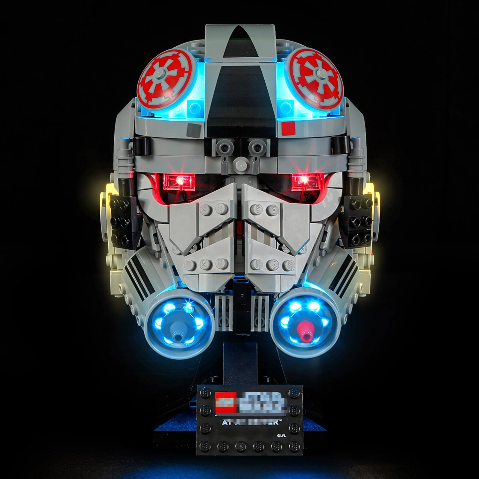 GEAMENT LED Light Kit - Plastic 1 4.5-5V for LEGO at-at Driver Helmet 75429