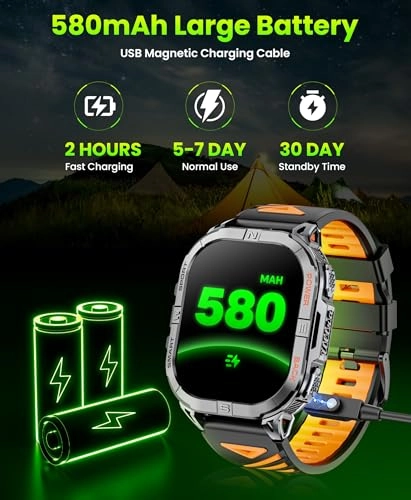 Military Smart Watch - 2.13"