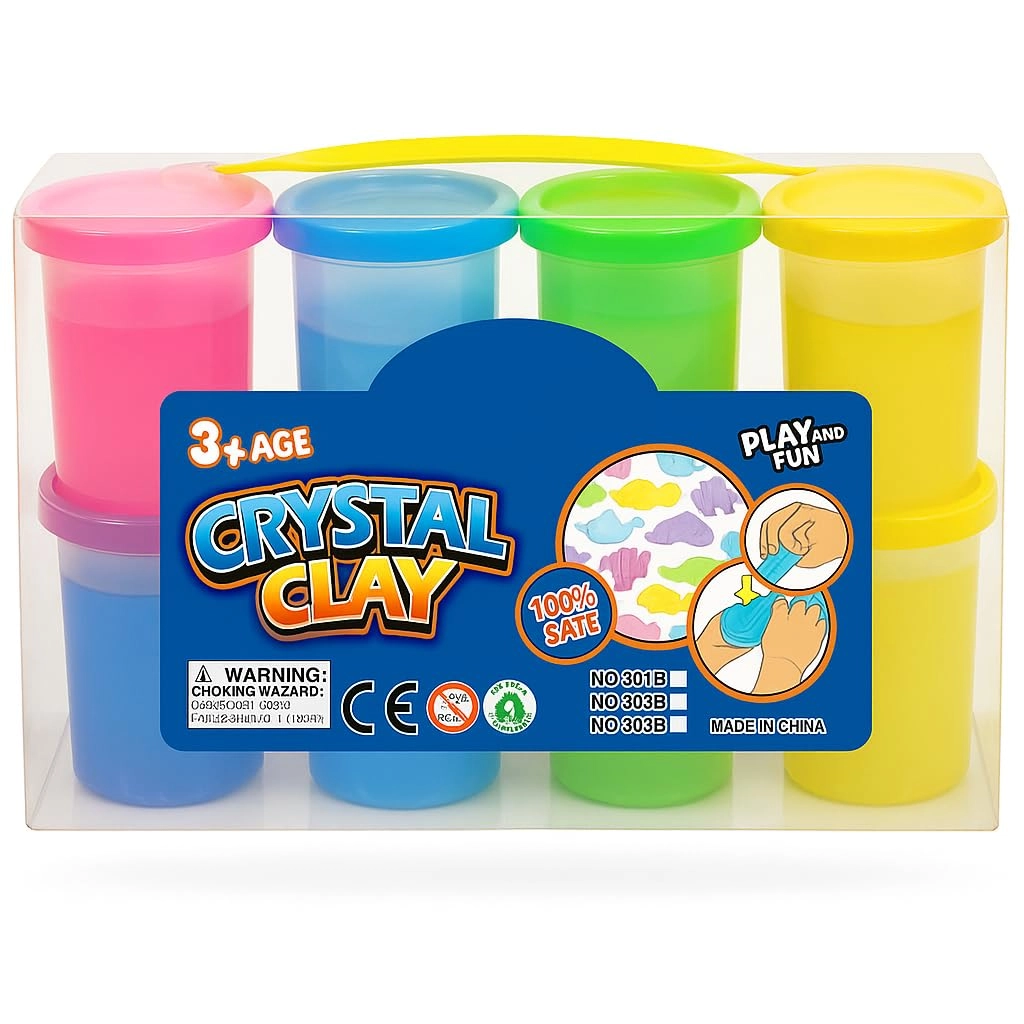 FITTO Mix Slime Toy Creative Thinking - 4 - 6 years 8 pieces