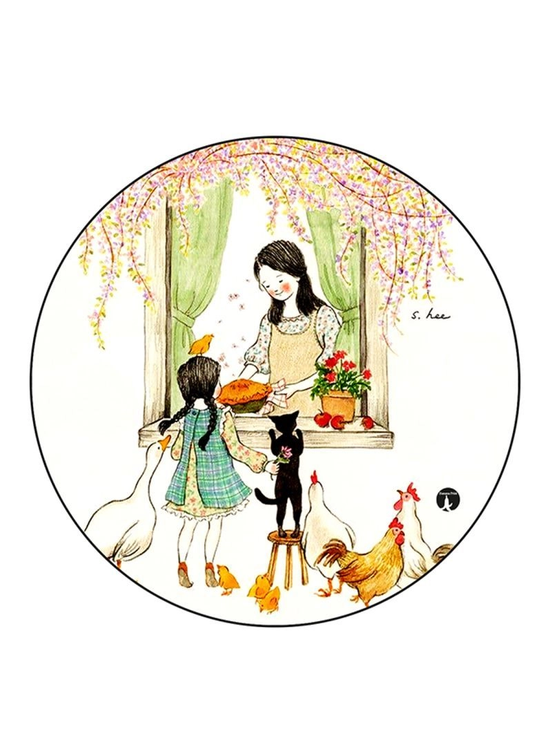 RKN Family Printed Mouse Pad Round