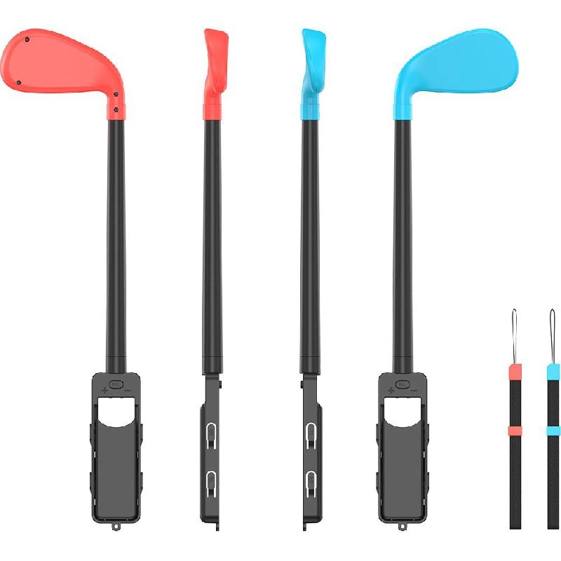 Switch Sports 7-in-1 Tennis Racket + Golf Clubs + Sword + Leg Strap - Nintendo Switch
