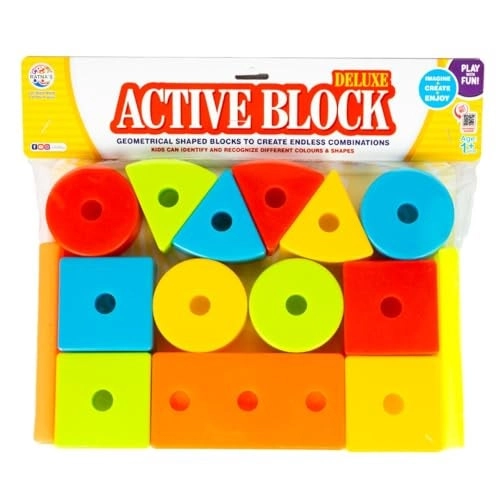 RATNA'S Active Block Deluxe - 17 pcs
