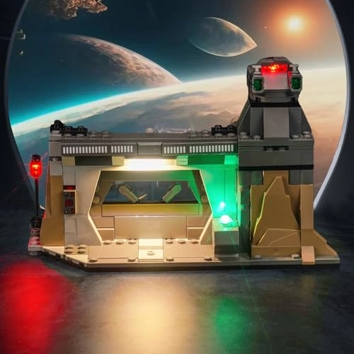 LED Light Set for LEGO 75386 Paz Vizsla and Moff Gideon Battle - Copper Mandalorian