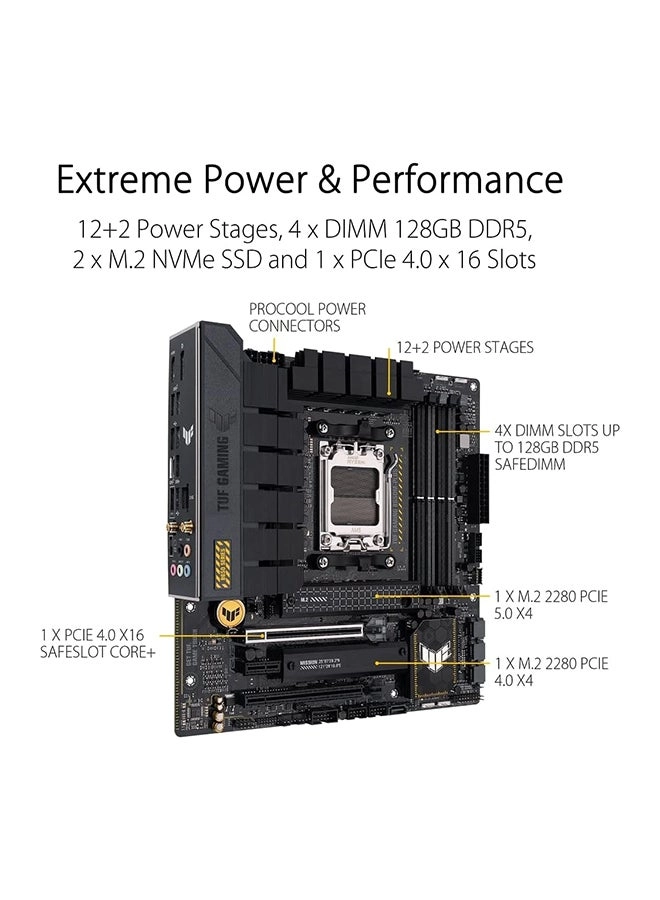 TUF GAMING B650M-PLUS - Micro-ATX AM5 Socket AMD B650 Chipset