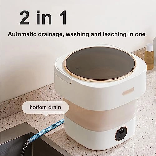 Mini Portable Washing Machine - 8.5L Foldable 40W
