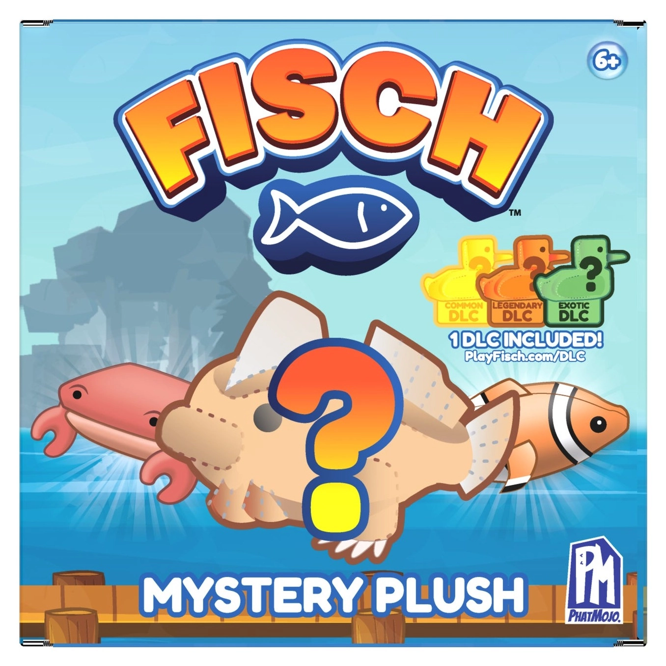 PhatMojo FISCH - Collectible Plush - 10 cm - Assorted Styles
