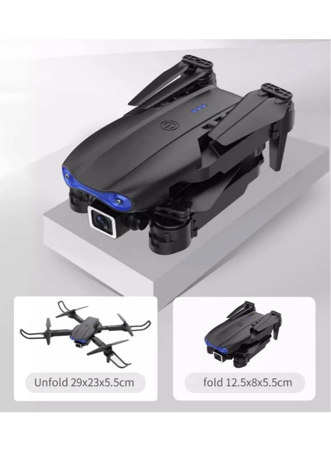 K3/E88 4K 15min Foldable 2 Cameras