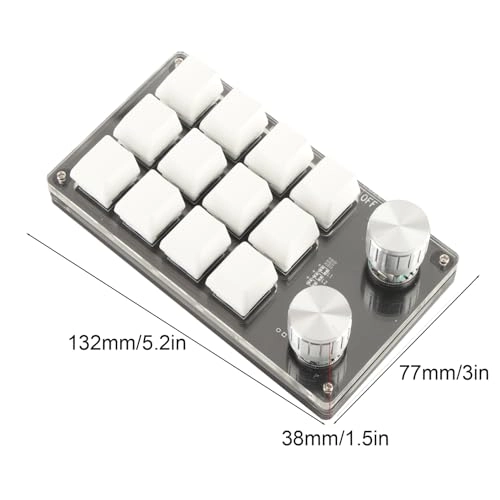 One Handed Programmable Macro Keyboard - Wired