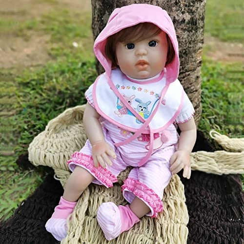 Rebirth Baby Doll - 20 Inch Vinyl Cotton Body Blue Eyes