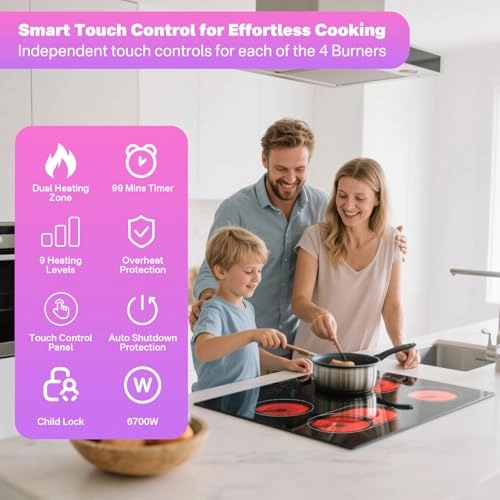 GVUK-EU46T1-1R Ceramic hob