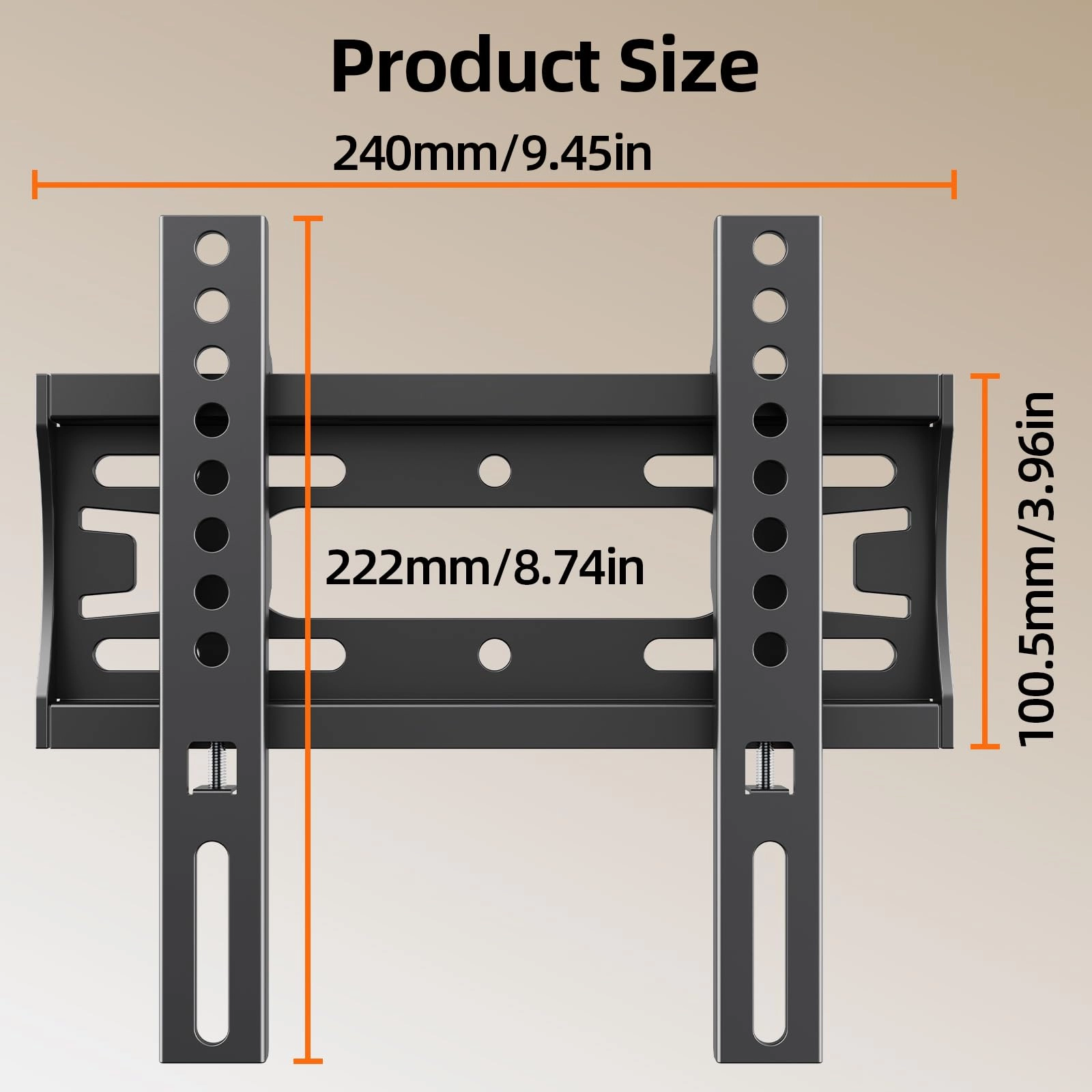 Fixed Low Profile TV Wall Mount - up to 99Lbs 24-65 inch