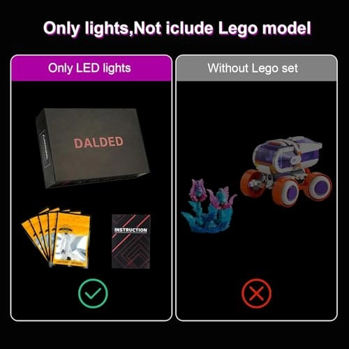 Lego Friends Space Research Rover LED Lighting Kit (42602) - LED Multicolor