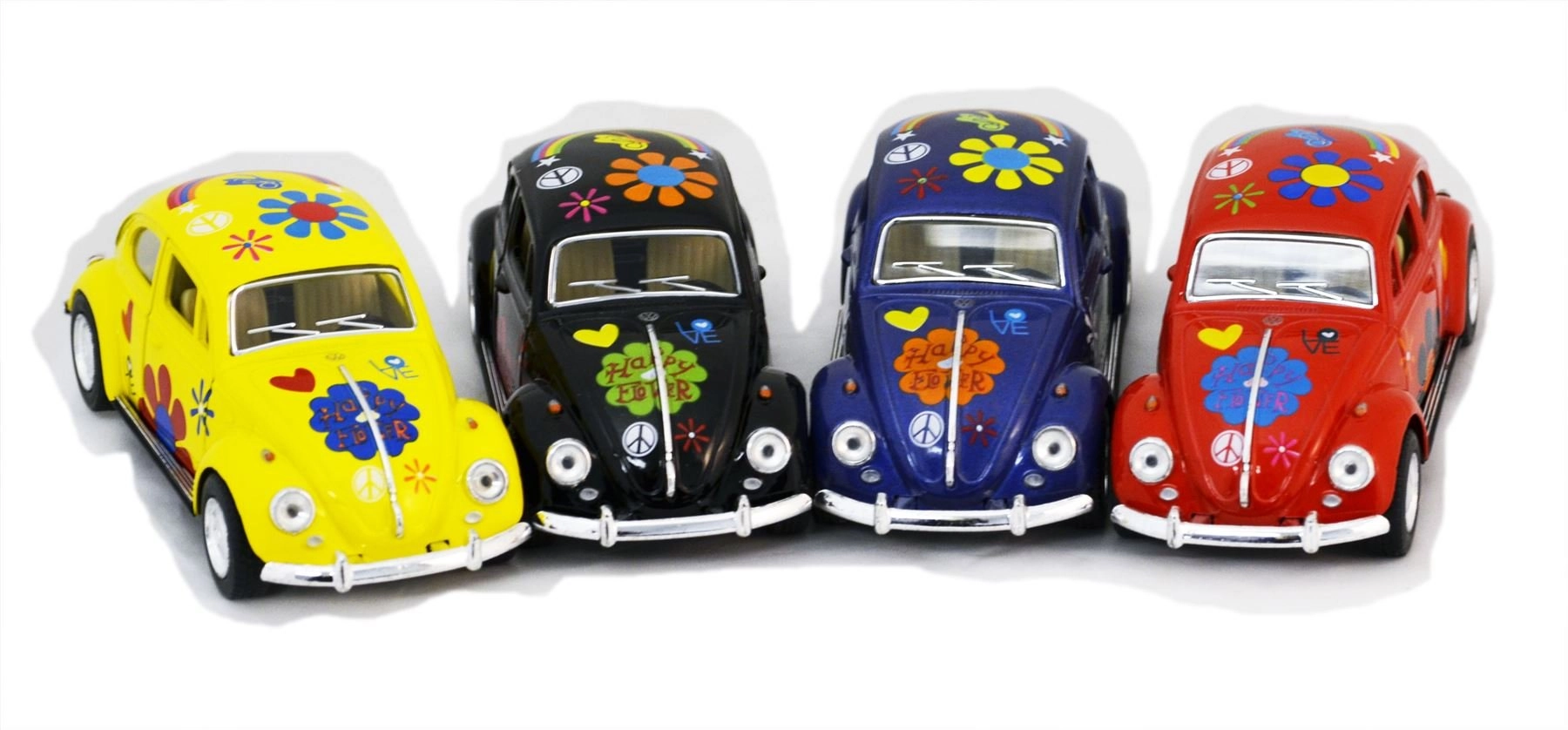 Kinsmart Volkswagen Classic Beetle - 1:32 4pcs
