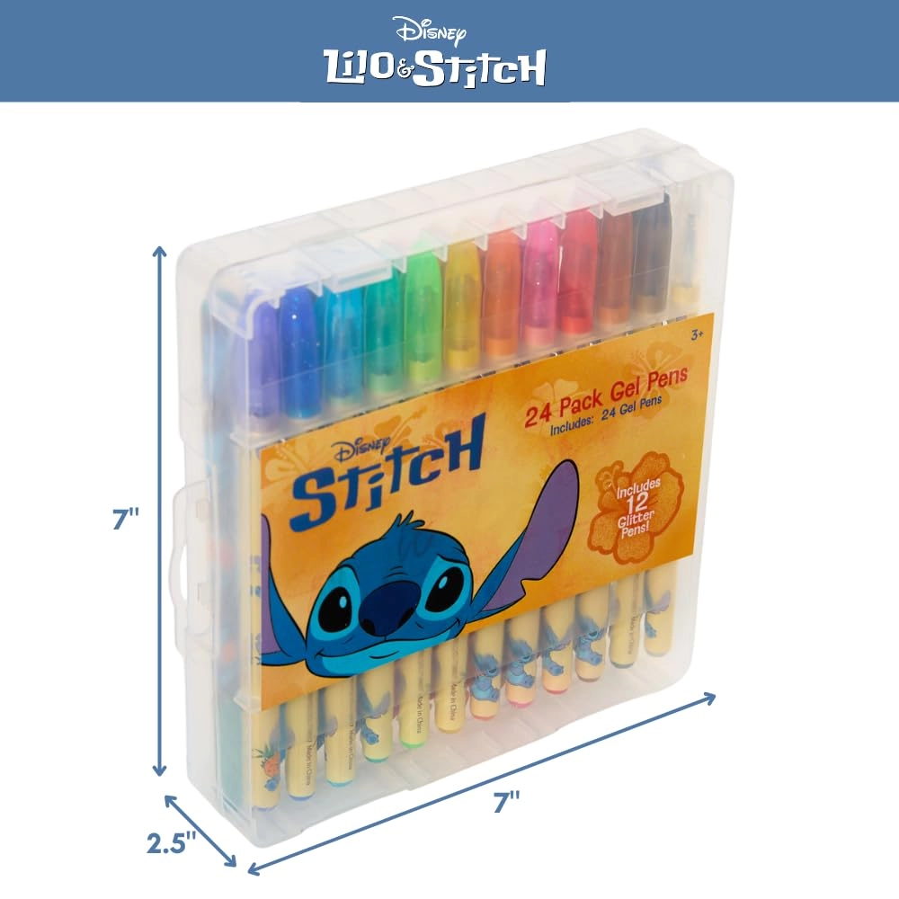 Lilo and Stitch Gel Pen Set - 24 Pack 0.5mm