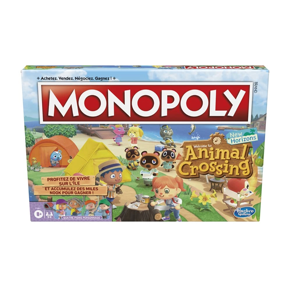 Hasbro Monopoly: Animal Crossing New Horizons - Children's Edition (French)