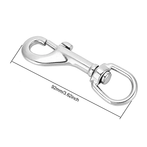 Wear-Resistant 316 Stainless Steel Diving Hook - 92mm Silver