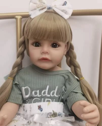 Princess Sue-Sue Reborn Baby Doll - 55 cm Silicone Blue Eyes