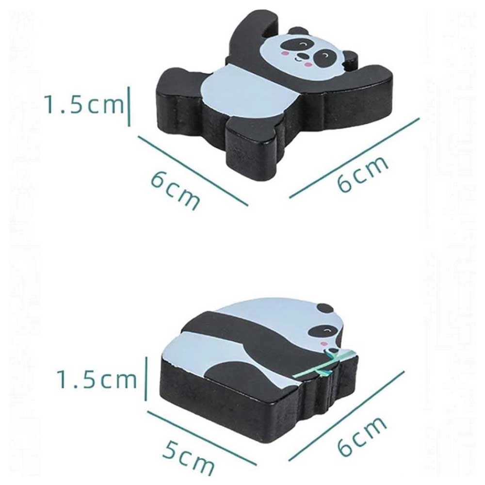Wooden Panda Stacking & Balancing Toy - 3+ 12 pieces