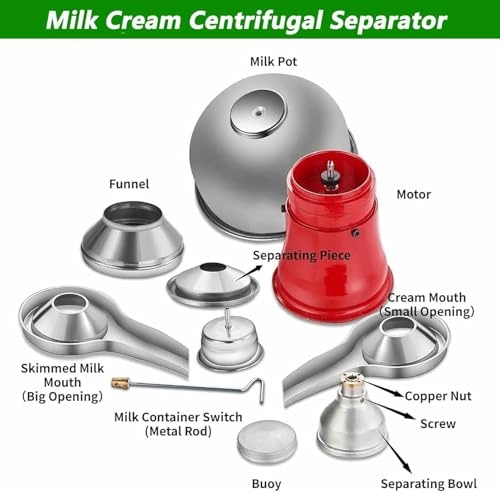Centrifugal Milk Separator - 5L