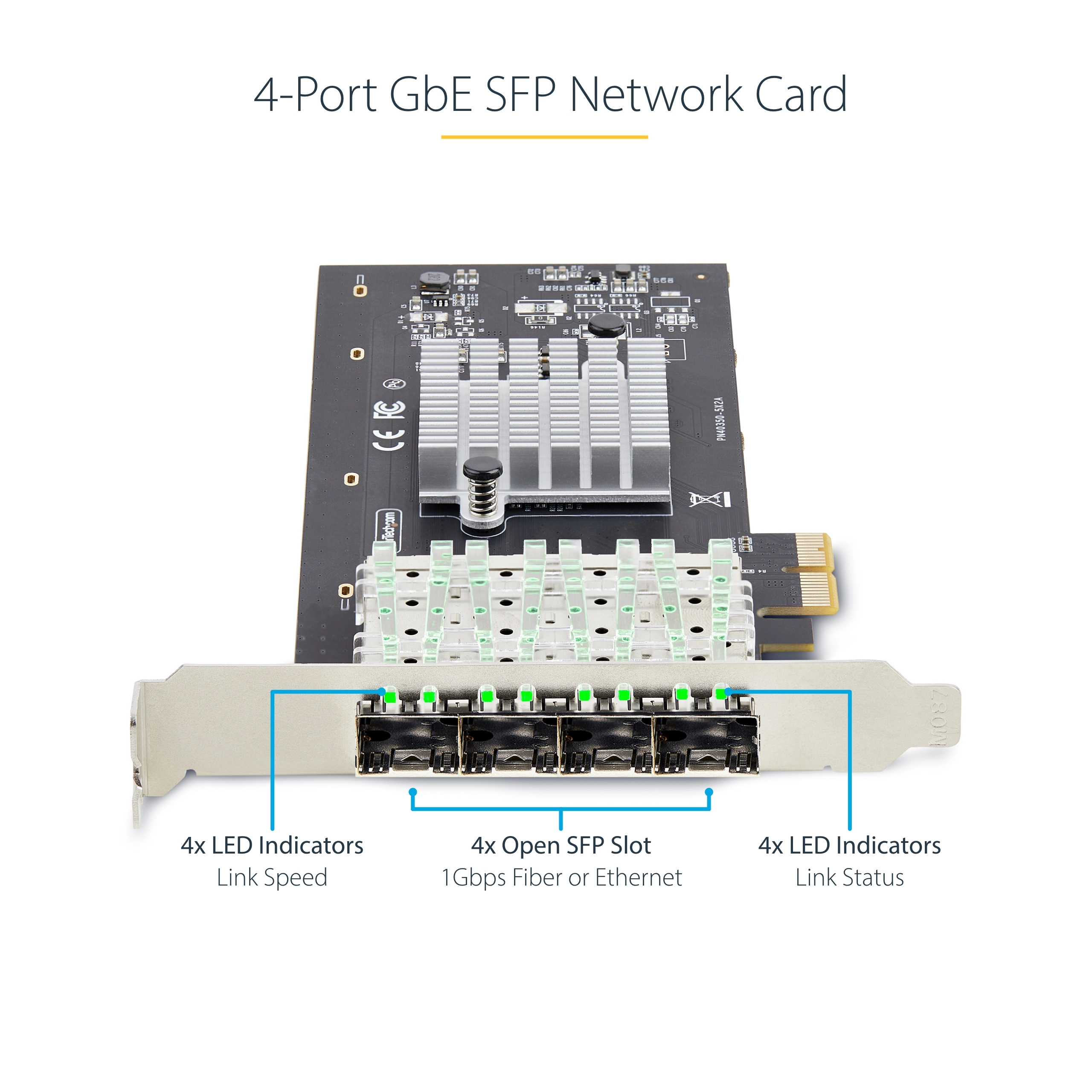 PCI Express Gigabit Ethernet Fiber Network Card
