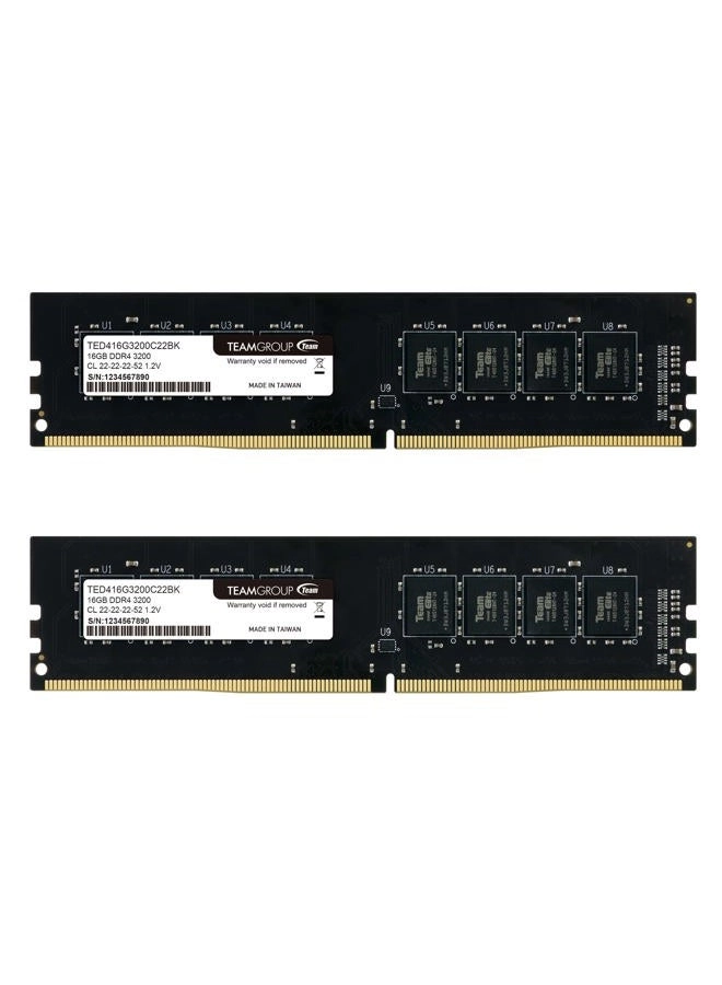 Team Group Elite DDR4 - 32GB 3200MHz UDIMM 288 Pin