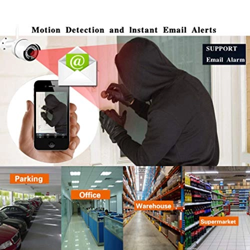 Wireless WIFI Security Camera System - 8 cameras 8 channels 6MP