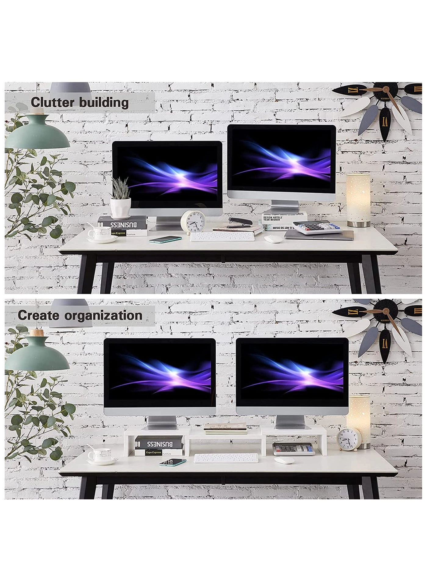 Dual Monitor Stand - 2 Monitors