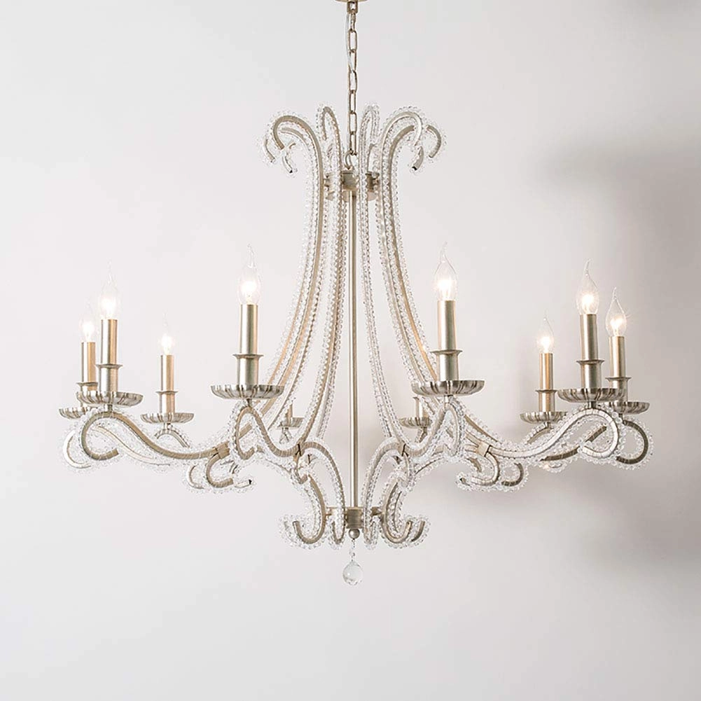 American vintage candle chandelier - 3000K