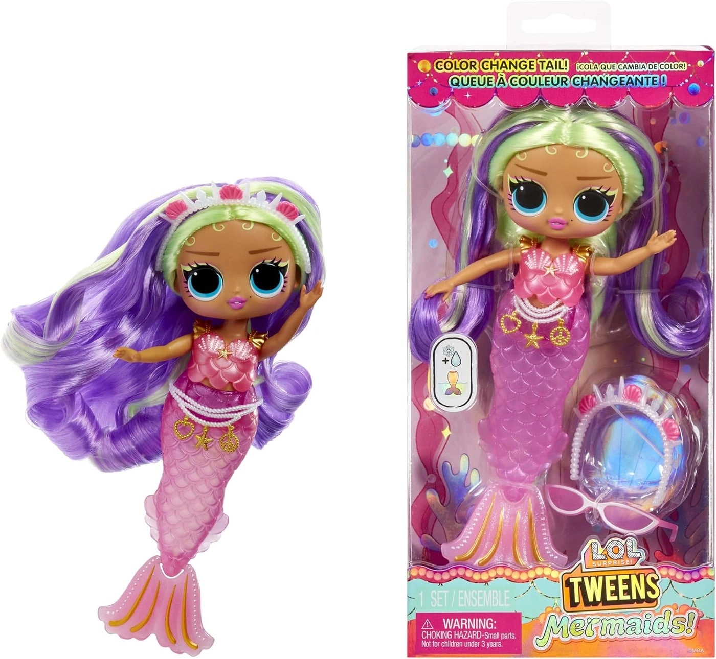 MGA Entertainment Cleo Doll - Tweens Mermaid Assorted Color Ages 3+