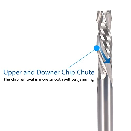 Carbide Compression Router Bit - 1/8 inch 1/8 inch Pack of 10