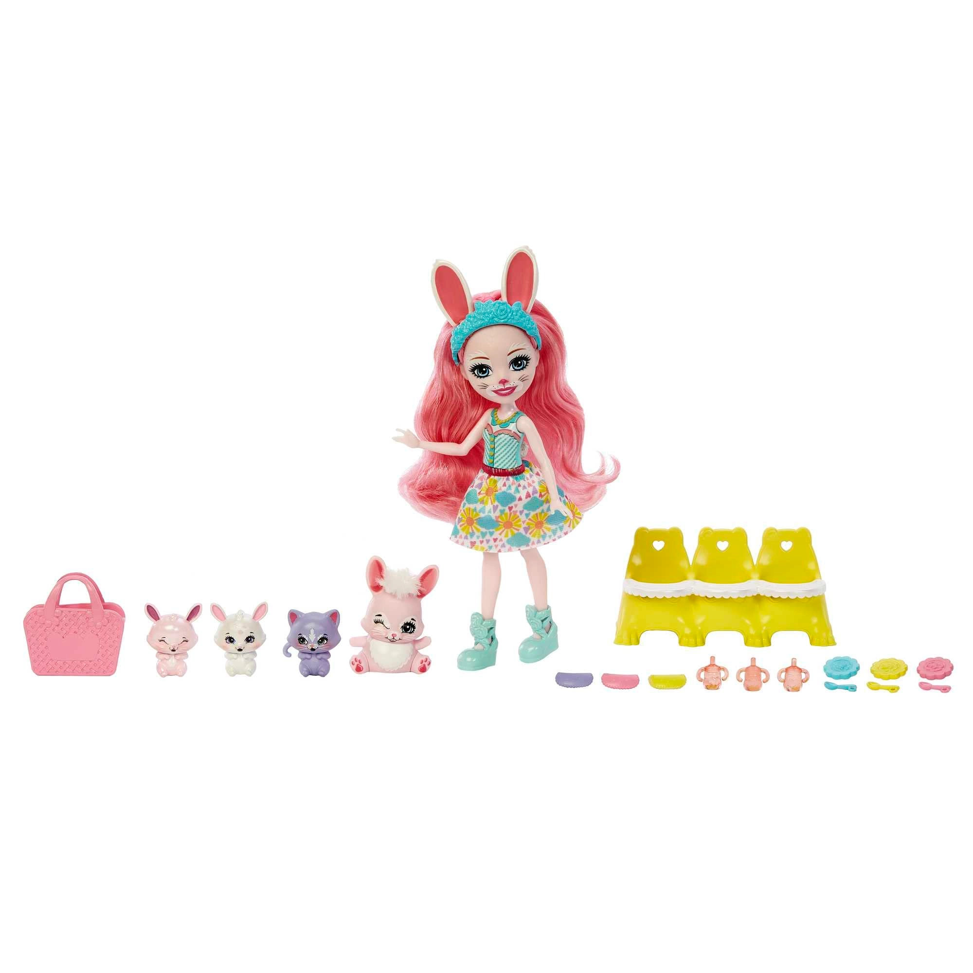 Enchantimals Bree Bunny Doll - 6-inch Multi-color + Cavity Protection Toothpaste - 75ml