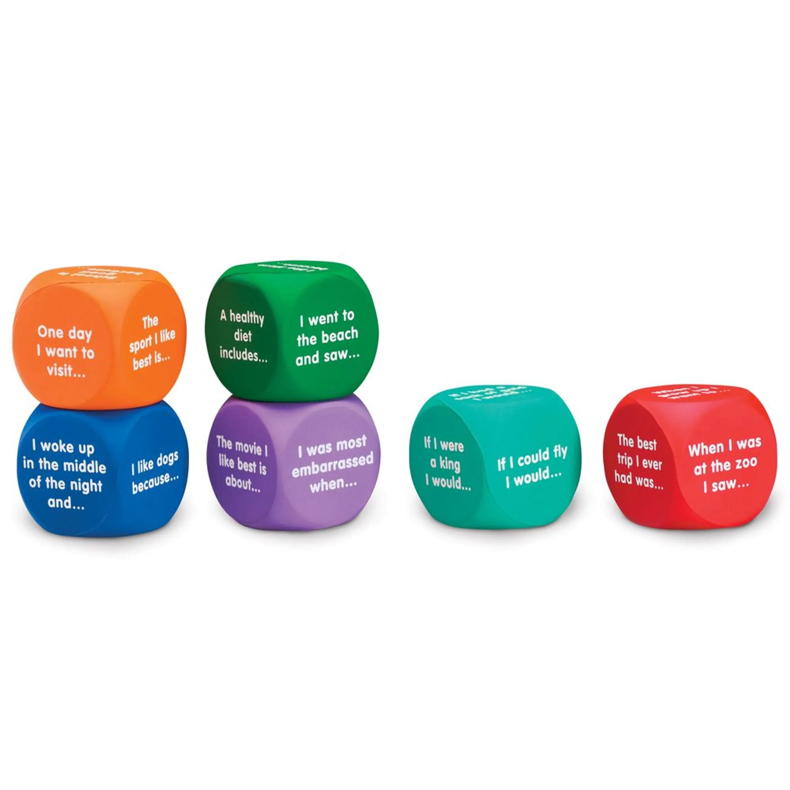 Writing Prompt Cubes - 6+ 6 pieces