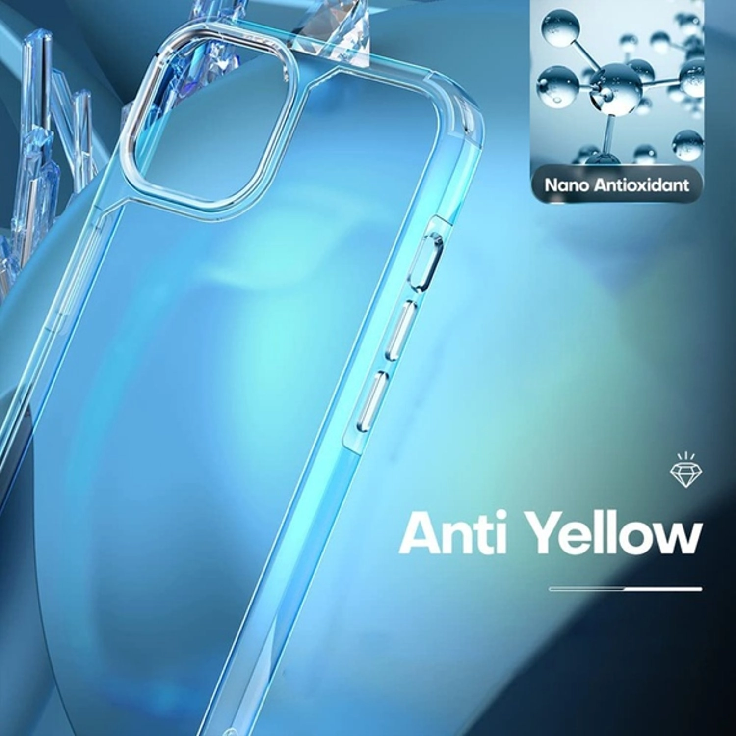 Case + Lens Protector + Screen Protector Protection Pack for iPhone 14