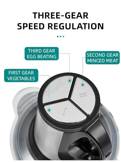 Electric Chopper - 3 Liters 220 Volts 3 Speeds