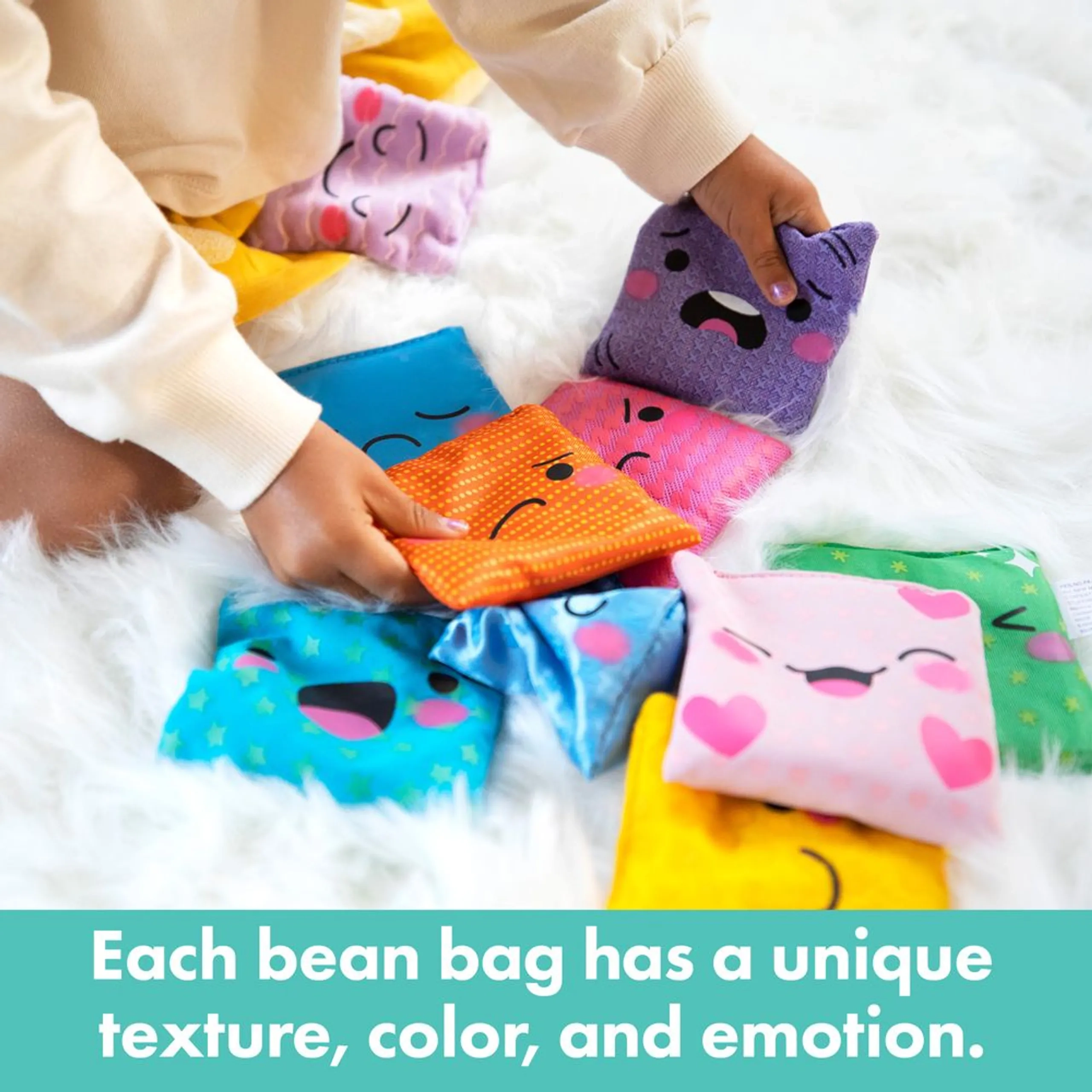 My Feelings Bean Bag Set - 3 years & above 10 pieces