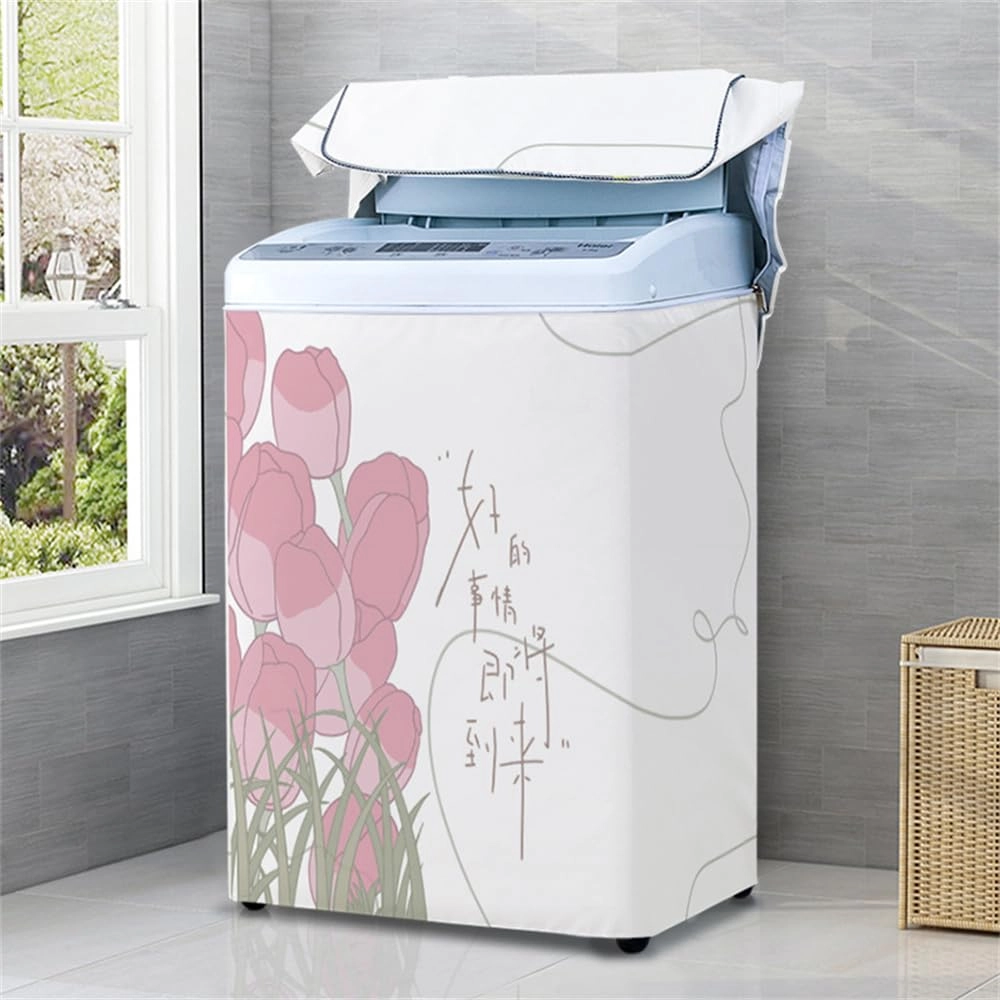 Washing Machine Cover - L (6.8-8kg) Light Blue