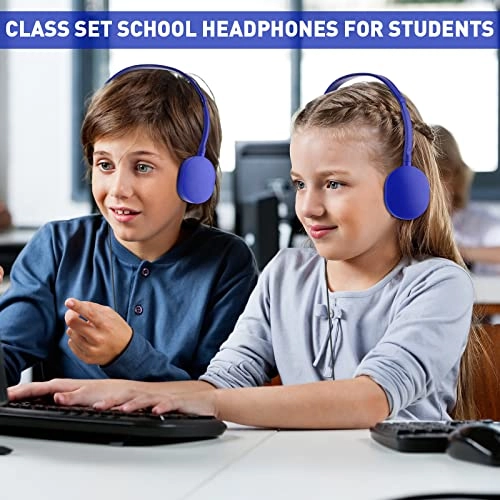 18 Pack Kids Headphones Wired Headphone