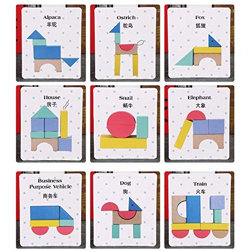 Rainbow building blocks - 3 years old and above 15pcs