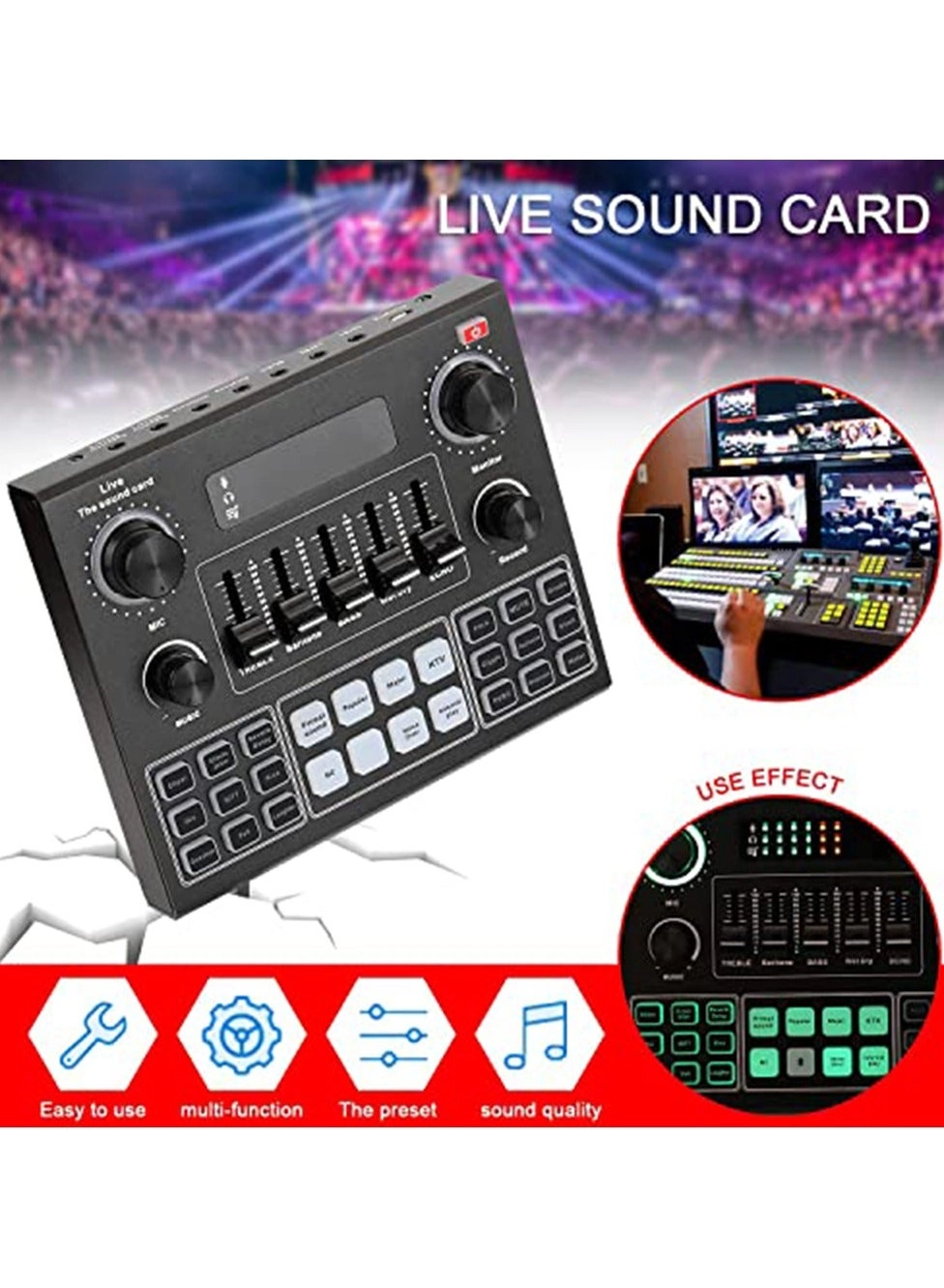 V9 + BM800 Pro Wireless Microphone