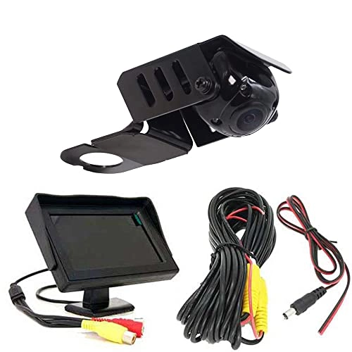 Brake Light Reversing Camera + Rear View Mirror Monitor - Night vision 628 x 586 pixels