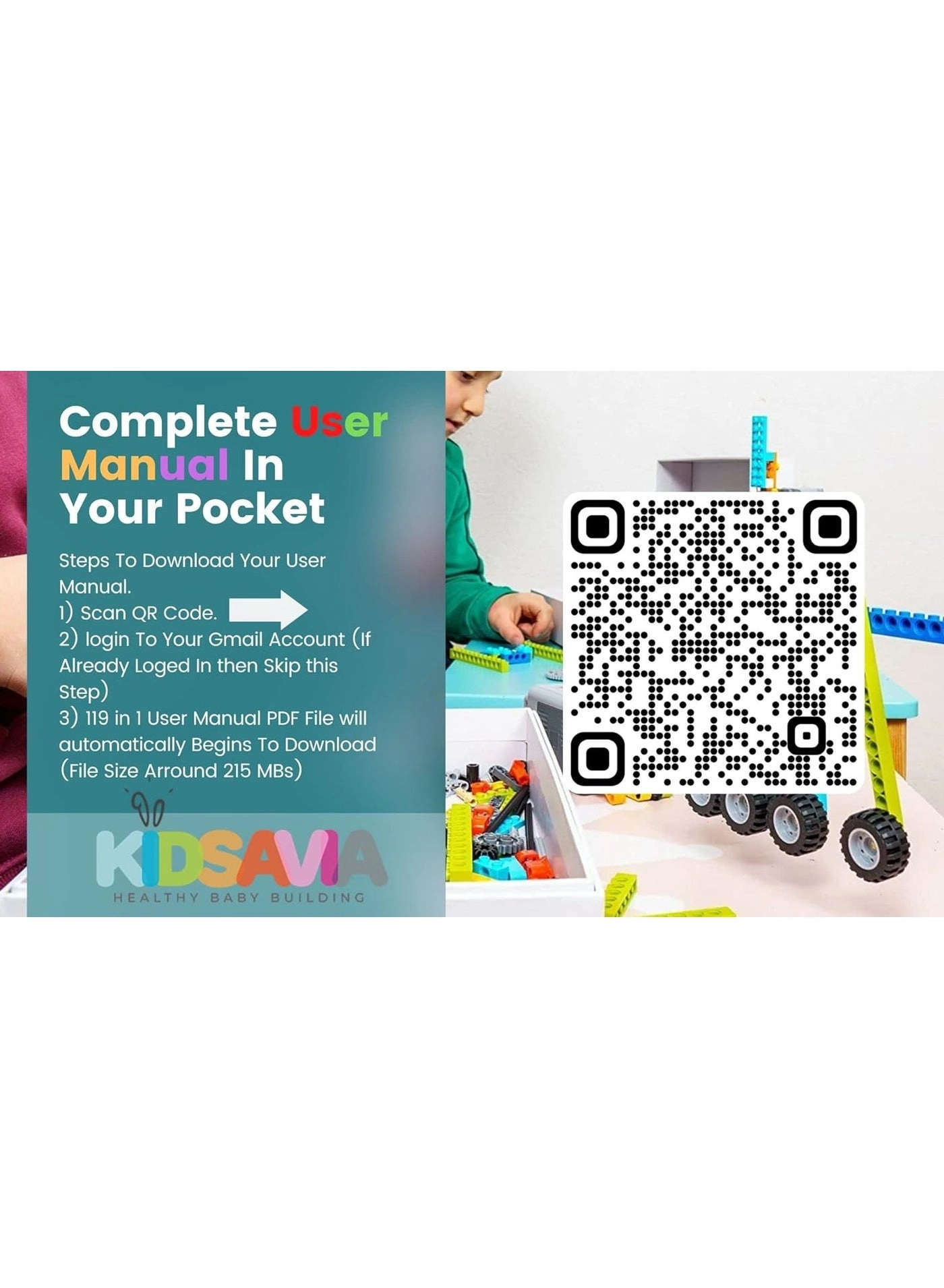 119 in 1 STEM Building Set - 319 Pcs Electric