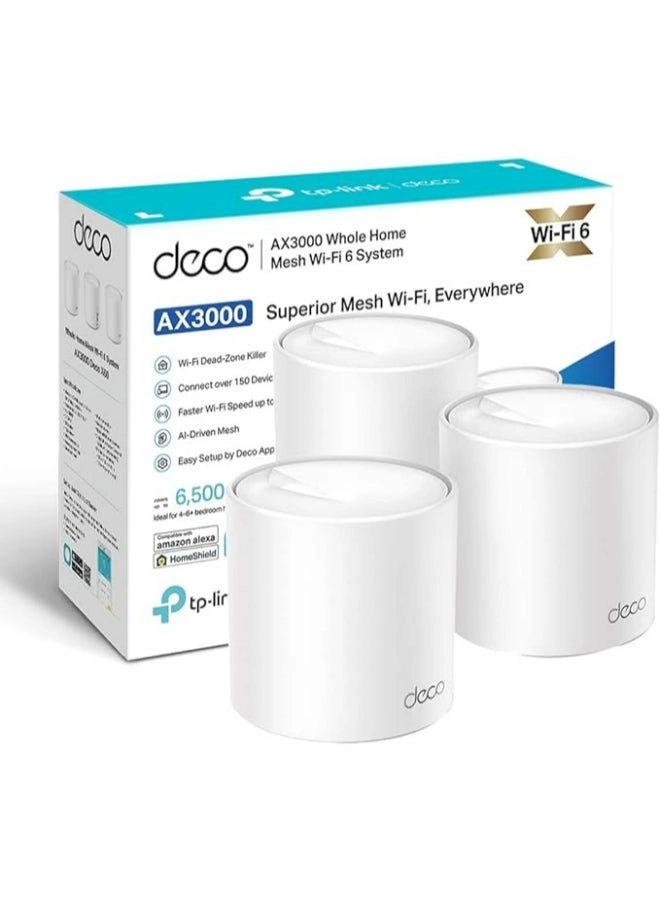 DECO X50-POE - Wi-Fi 6 Pack of 3