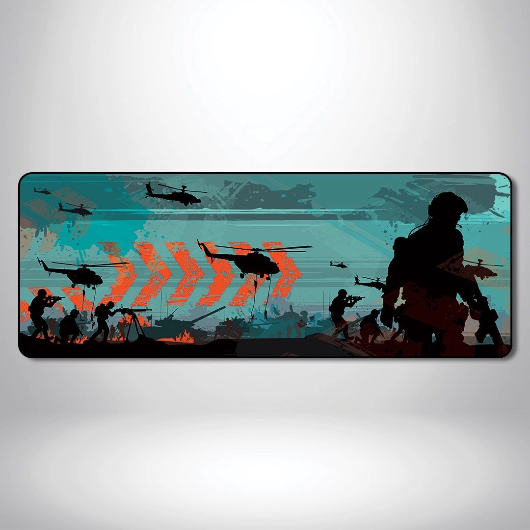Graffiti Polyester Gaming Mouse Pad - 80x30 cm