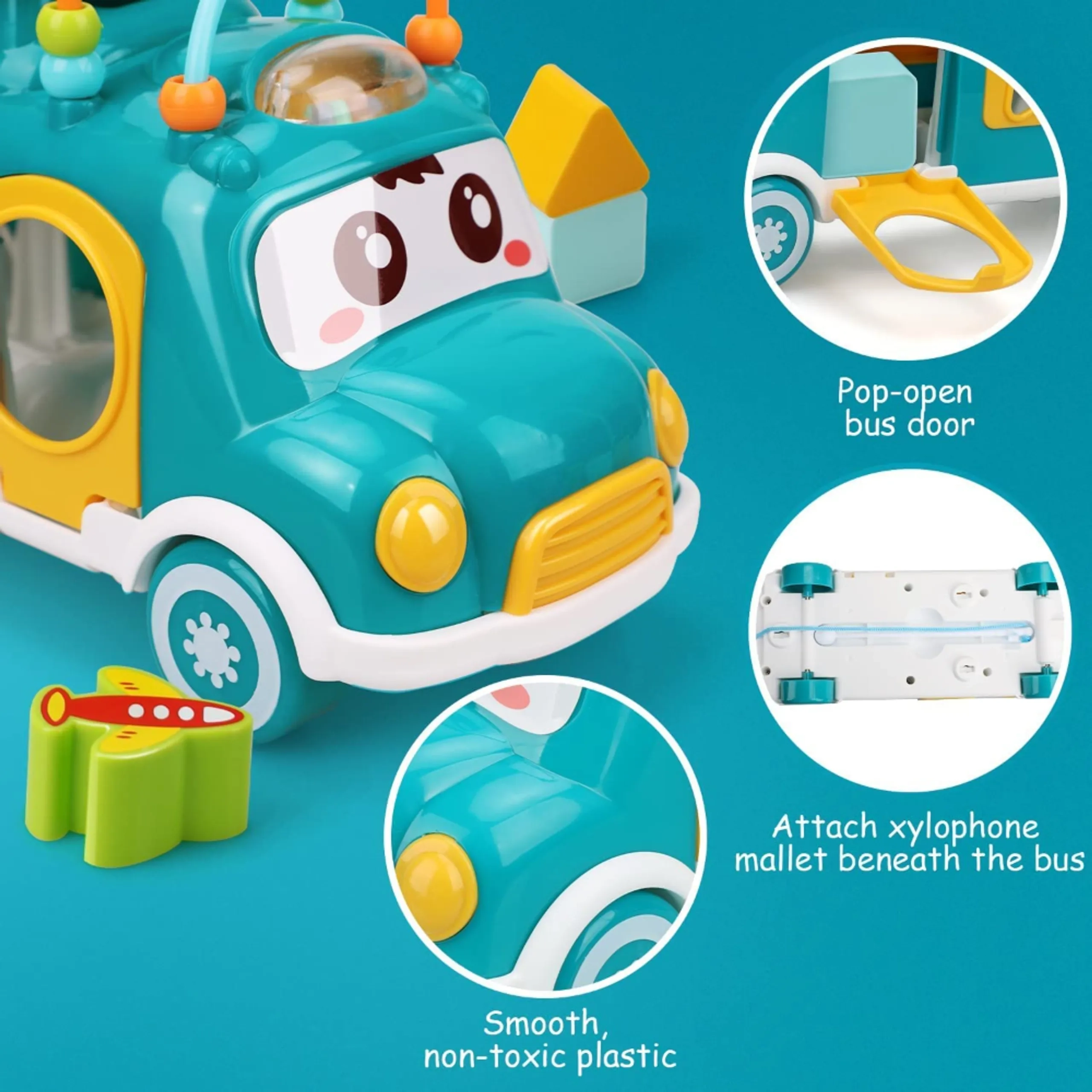 Baby Musical Activity Bus - Suitable for 24 months & above