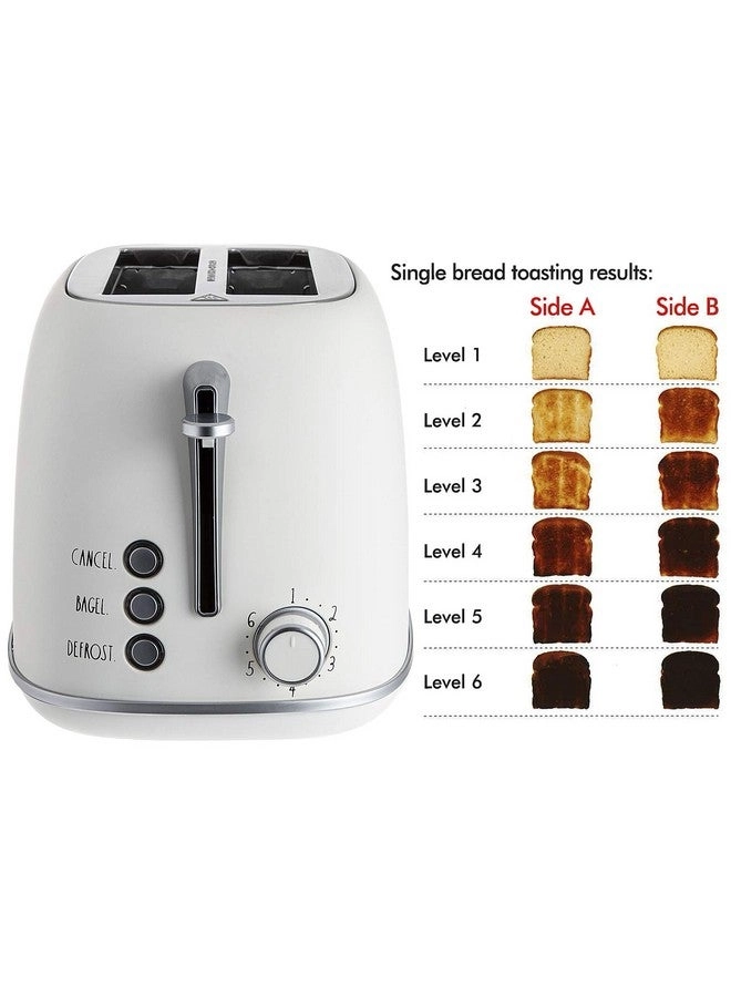 Retro Rounded Bread Toaster - 2 Slice