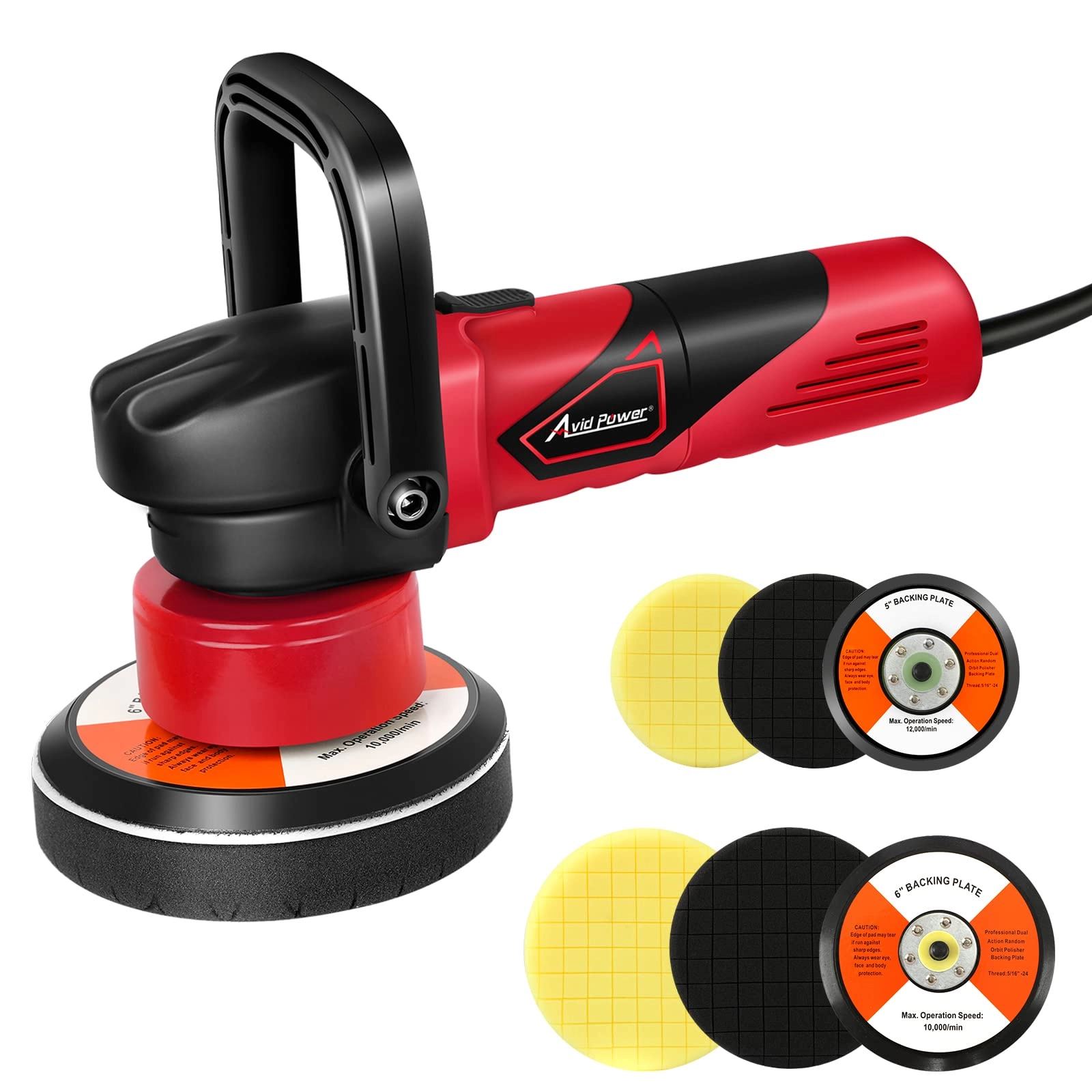 AVID POWER Dual Action Polisher - 850W 6-inch