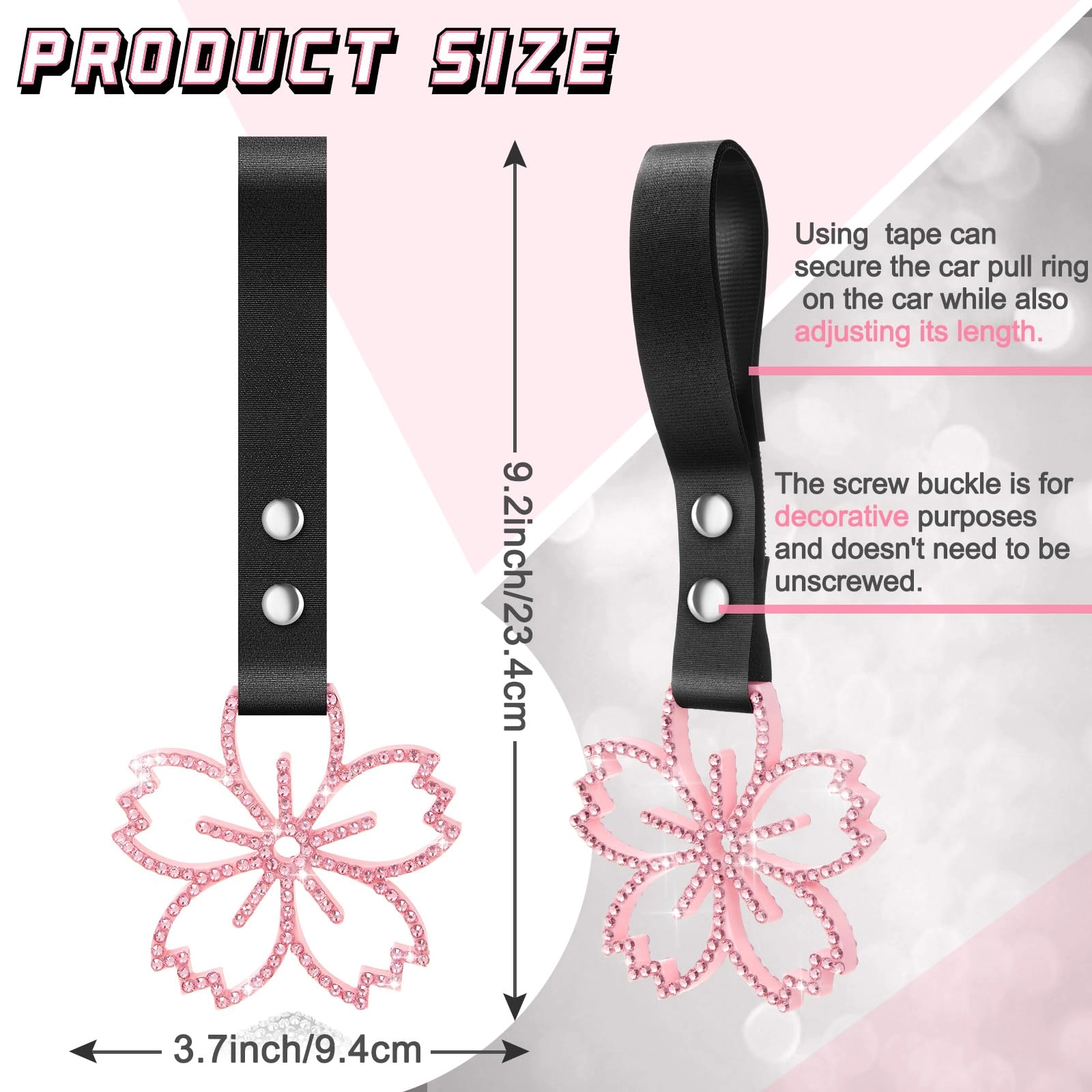 Cherry Blossoms Car Handle Strap