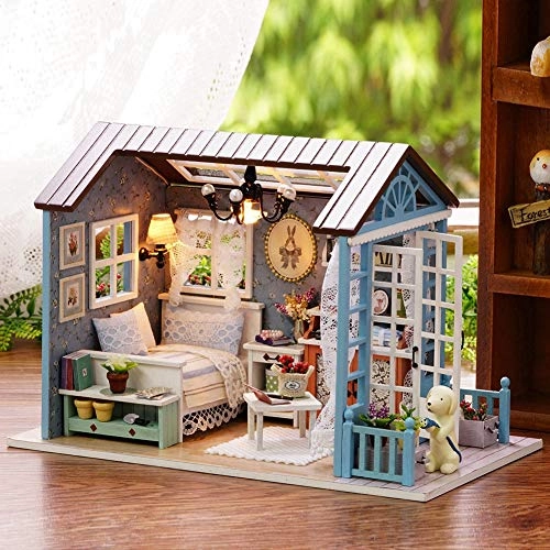 DIY Miniature House Kit - Wooden Assembling