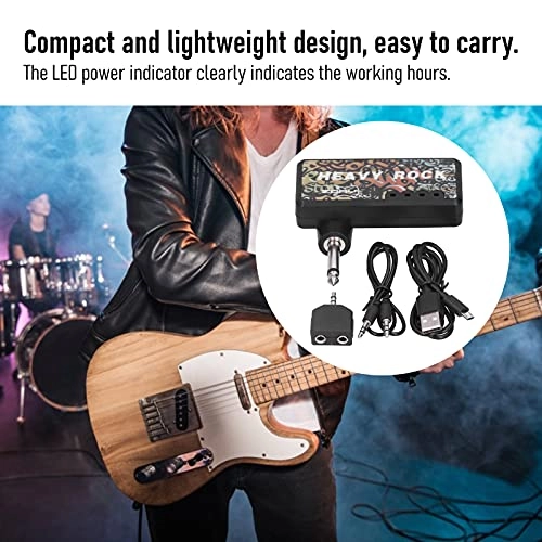 Guitar Headphone Amplifier - 500mAh battery Distortion