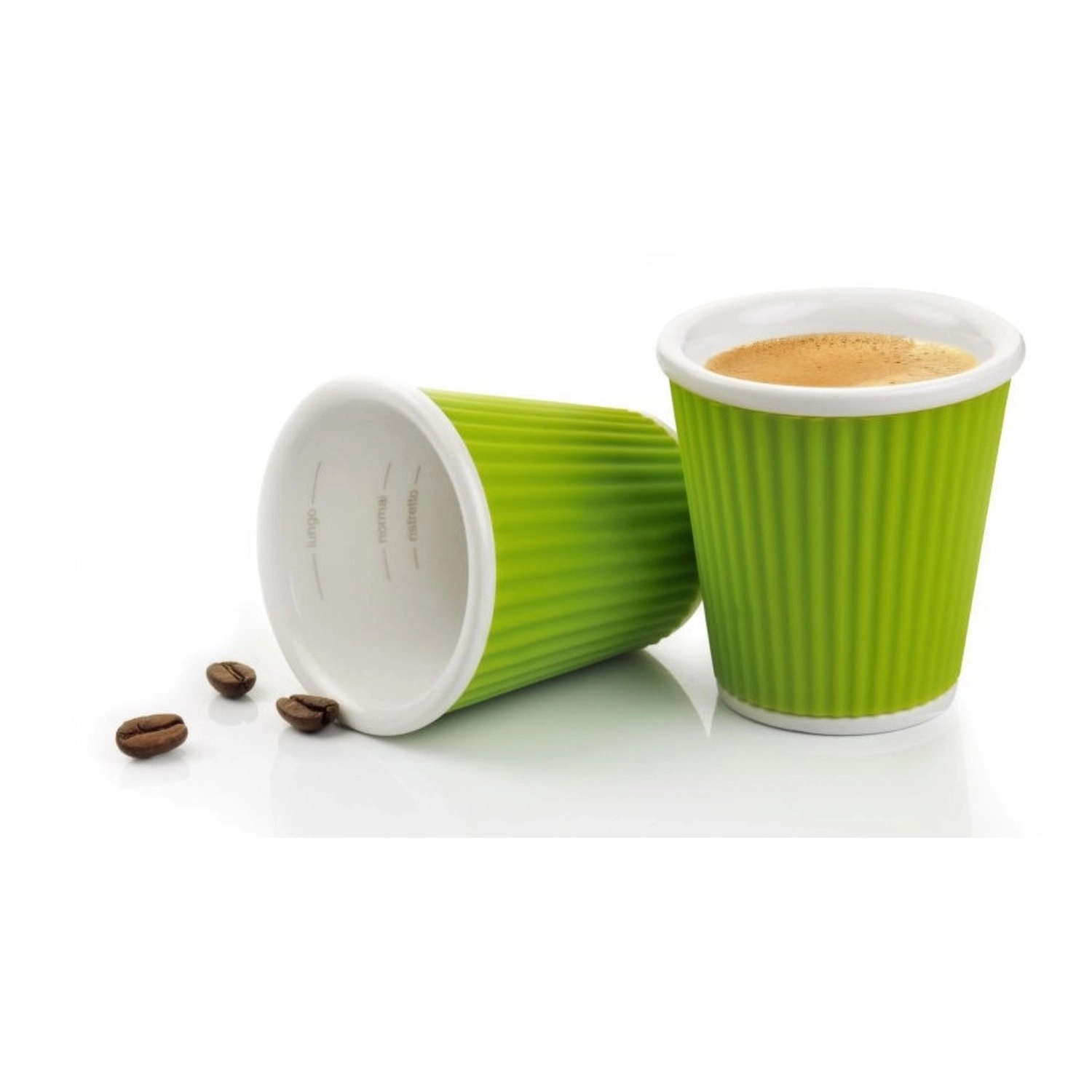 A0632 Espresso Cup - 2 pcs Ondulated